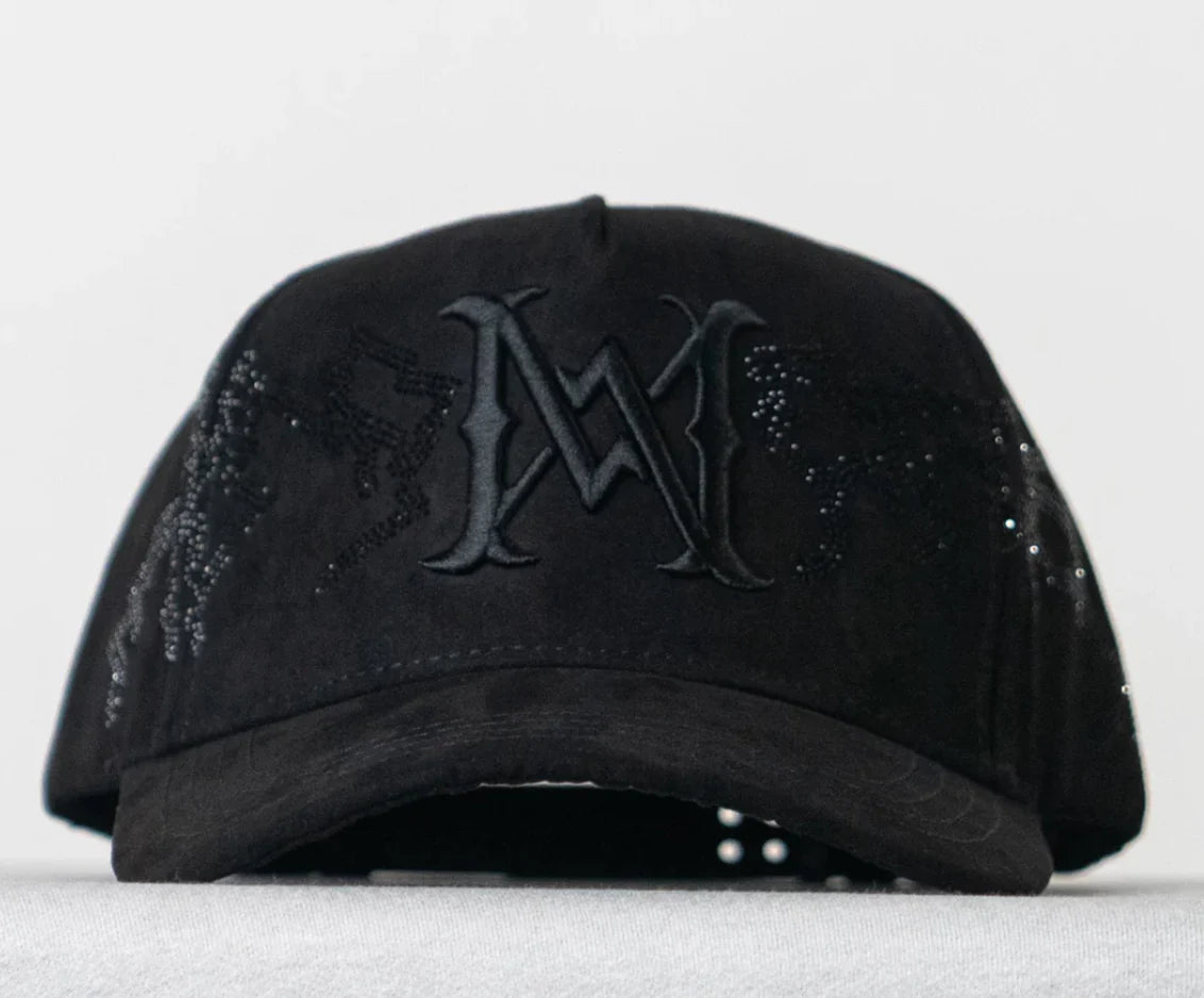 GORRA ANYMORE BLACK IN BLACK CRYSTAL