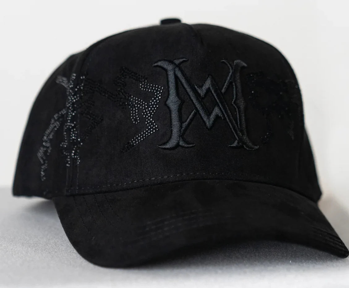 GORRA ANYMORE BLACK IN BLACK CRYSTAL