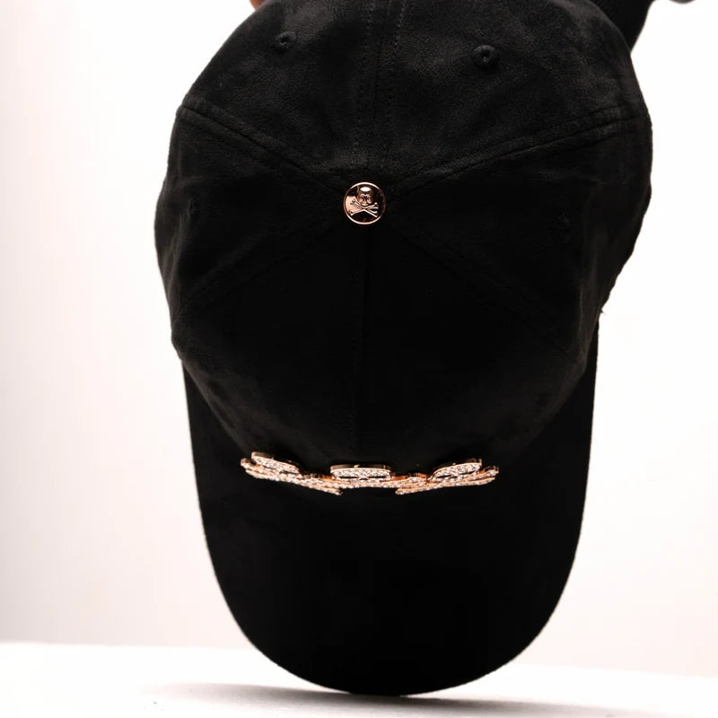 GORRA EL BARBAS HATS “ROSE GOLD SKULLS” (PREVENTA)