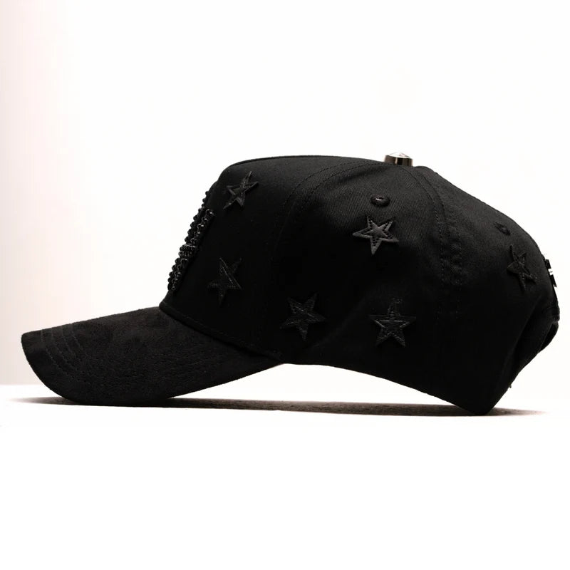 GORRA EL BARBAS HATS “BLACKOUT STARS”