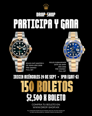 Participa y Gana Rolex Gold and Steel 1-100