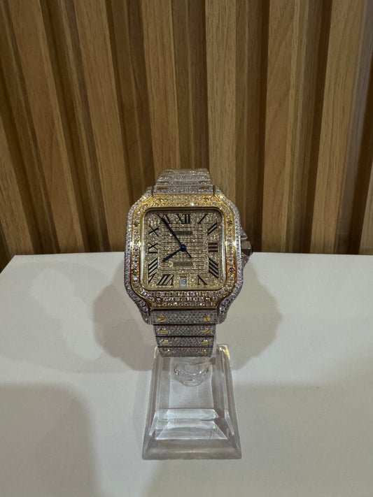 CARTIER SANTOS FULL ICE