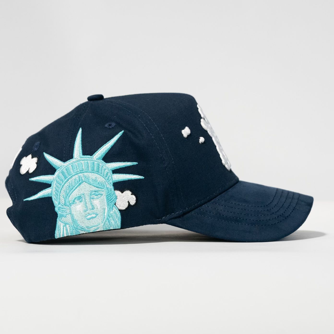 GORRA 31 HATS NEW YORK CLOUD LIBERTY STATUE NAVY