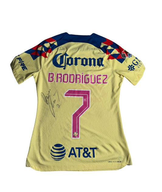 Club América 23-24 Match Worn BRIAN RODRIGUEZ (firmada)