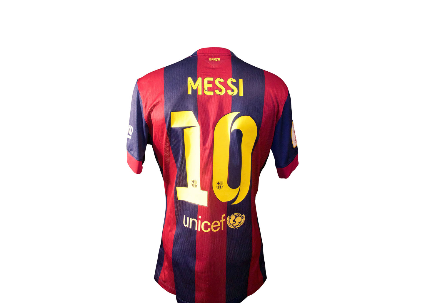 Jersey Match de Lionel Messi - FC Barcelona - Versión Jugador - Final de la Copa del Rey 2014/2015