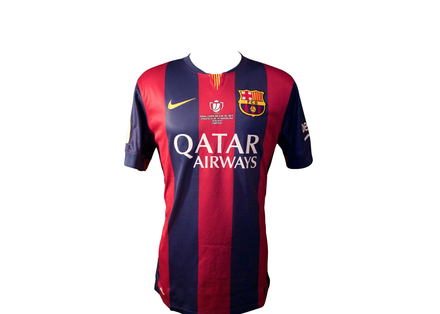 Jersey Match de Lionel Messi - FC Barcelona - Versión Jugador - Final de la Copa del Rey 2014/2015