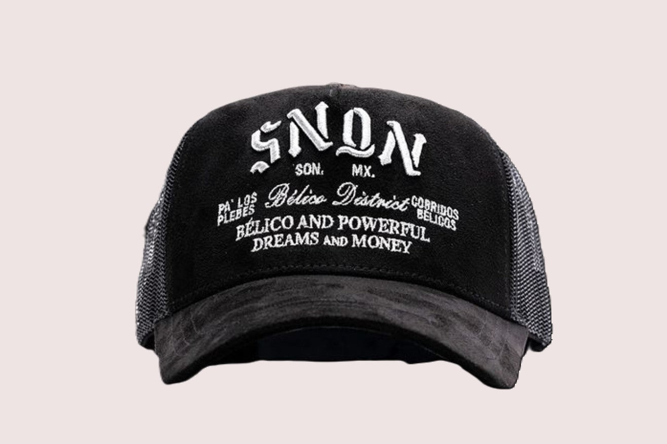 GORRA EL BARBAS HATS x LUIS R "SNQN" BELICO SERIES