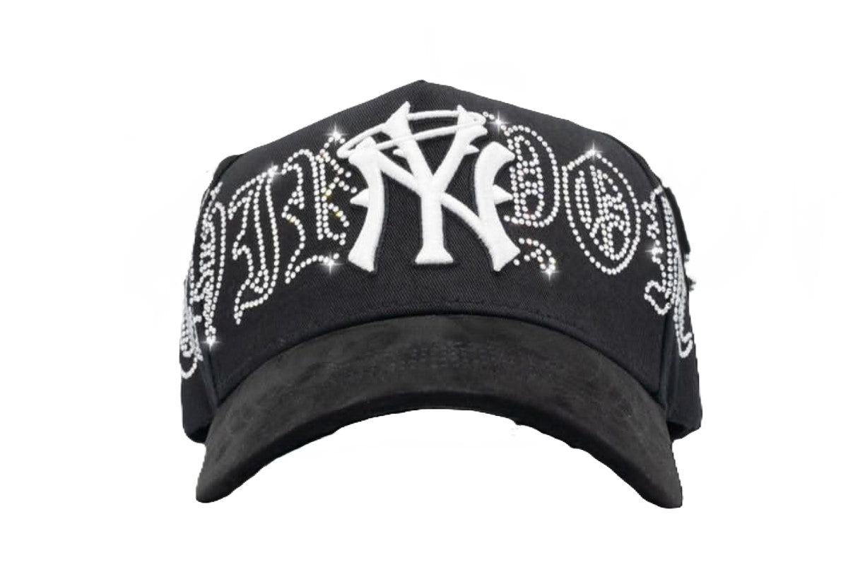 GORRA 31 HATS NY CRYSTAL BLACK WHITE (PREVENTA)