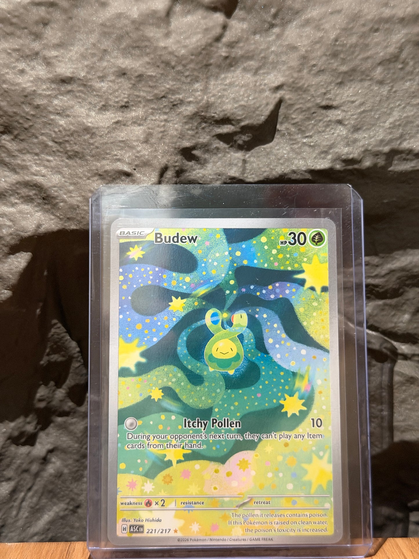 CARTA POKEMON BUDEW 221