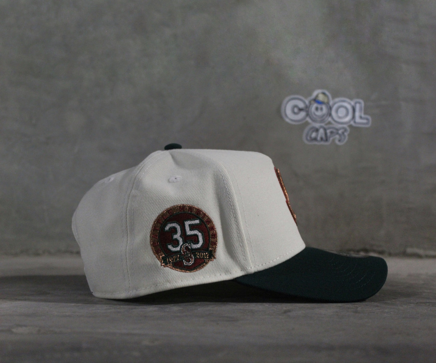 GORRA NEW ERA SEATTLE MARINERS BEIGE ADJUSTABLE