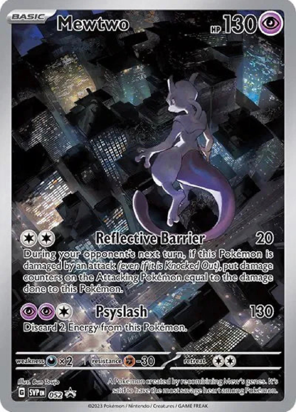 CARTA POKEMON Mewtwo SVP052 - Promo