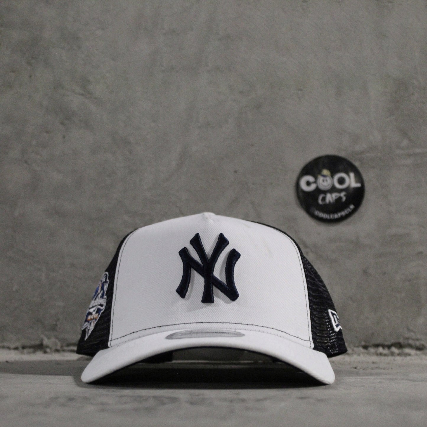 GORRA NEW ERA YANKEES BLACK WHITE ADJUSTABLE