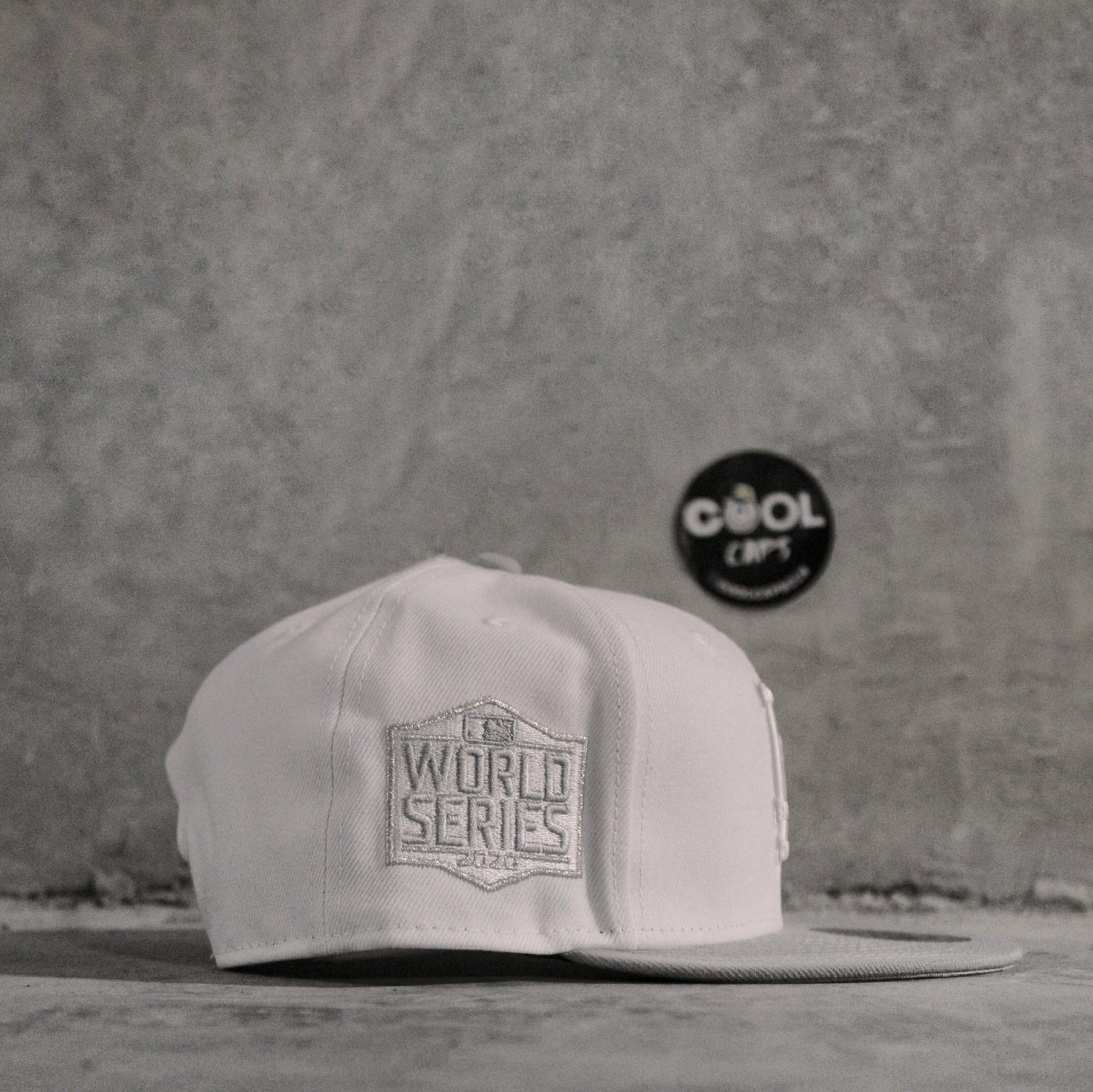 GORRA NEW ERA LOS ANGELES WHITE IN WHITE ADJUSTABLE