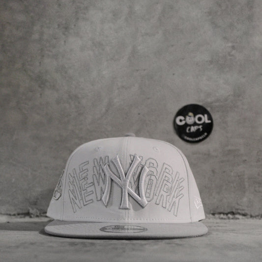 GORRA NEW ERA YANKEES WHITE BIG ADJUSTABLE