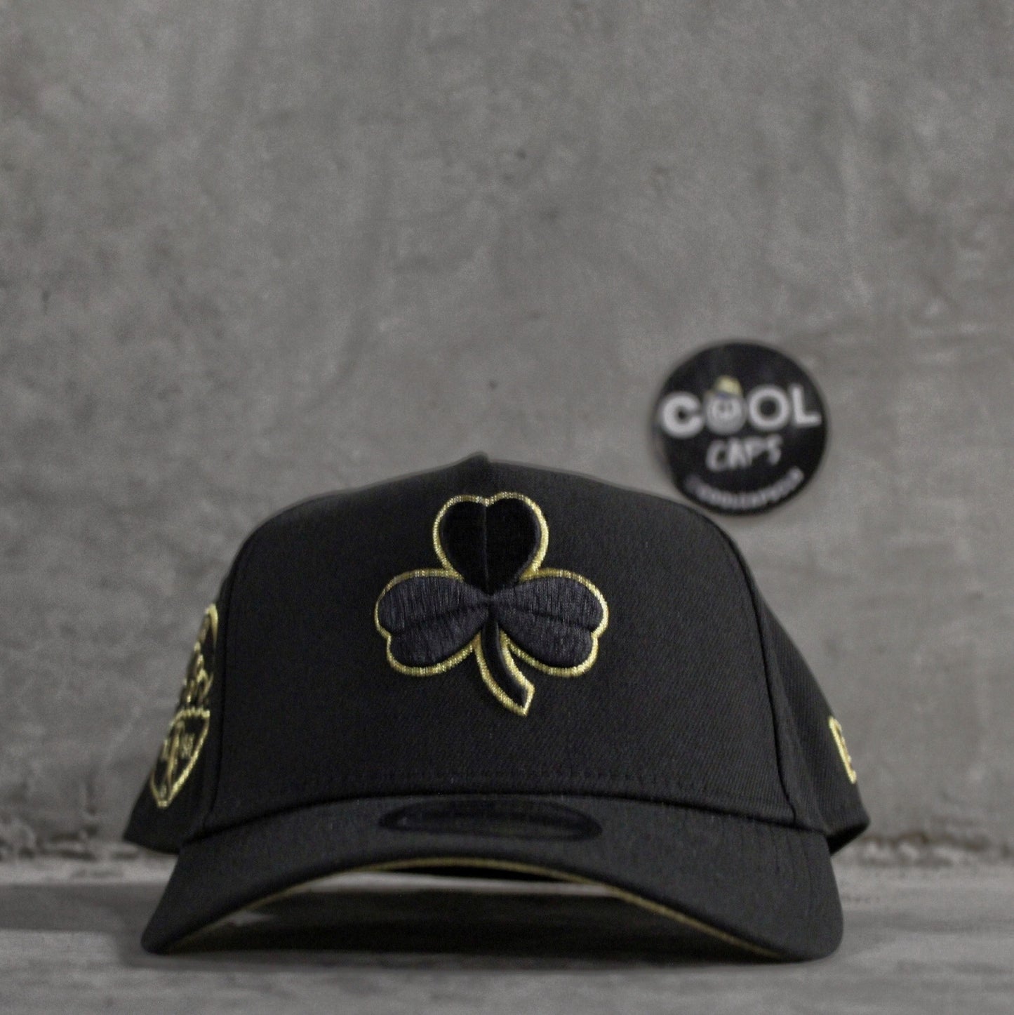 GORRA NEW ERA CELTICS GOLD BLACK ADJUSTABLE