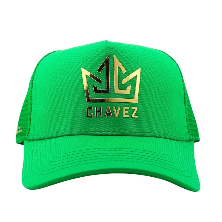 GORRA ALL IN Golden Chávez Verde Curva