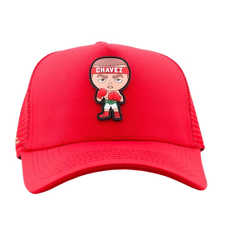 GORRA ALL IN CHIBI CHAVEZ ROJA CURVA