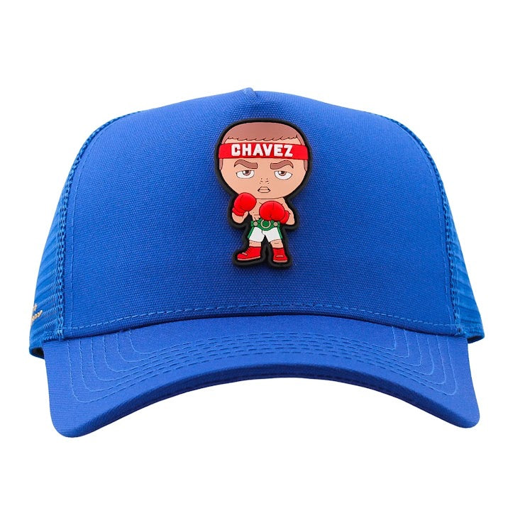 GORRA ALL IN CHIBI CHAVEZ AZUL CURVA