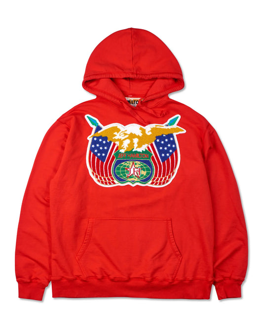 Jeff Hamilton Red Hoodie