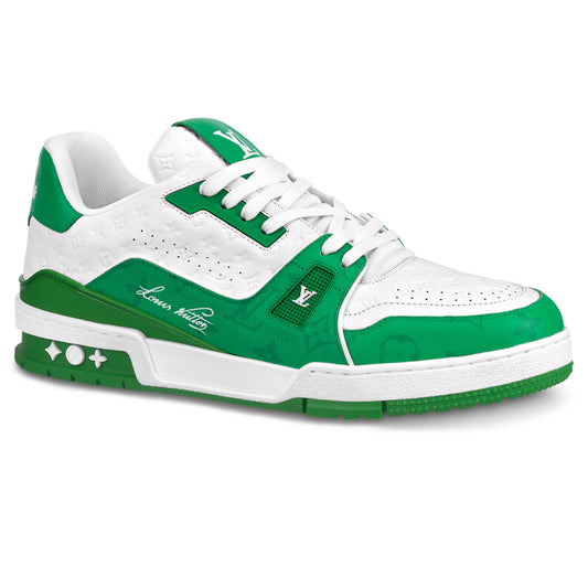 Louis Vuitton Trainer #54 Signature Green White