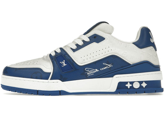 Louis Vuitton Trainer #54 Signature Blue White