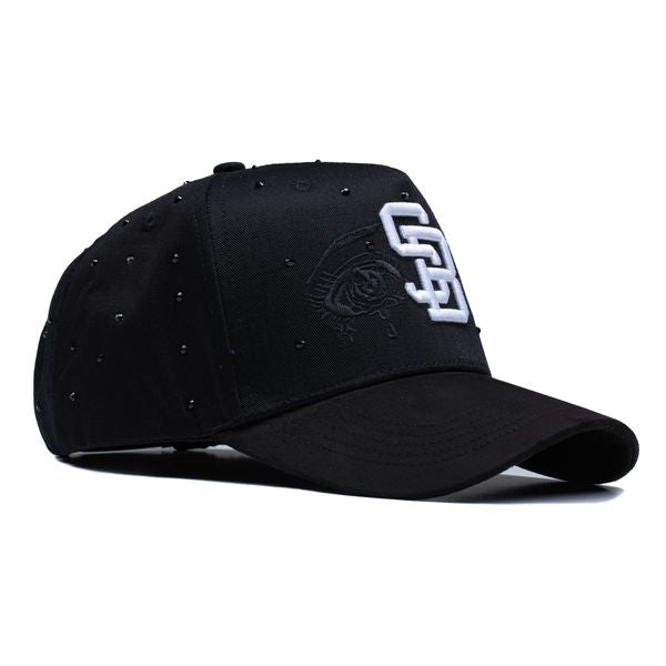GORRA SADBOYZ CLOTHING "SB CRY CRYSTALS BLACK"