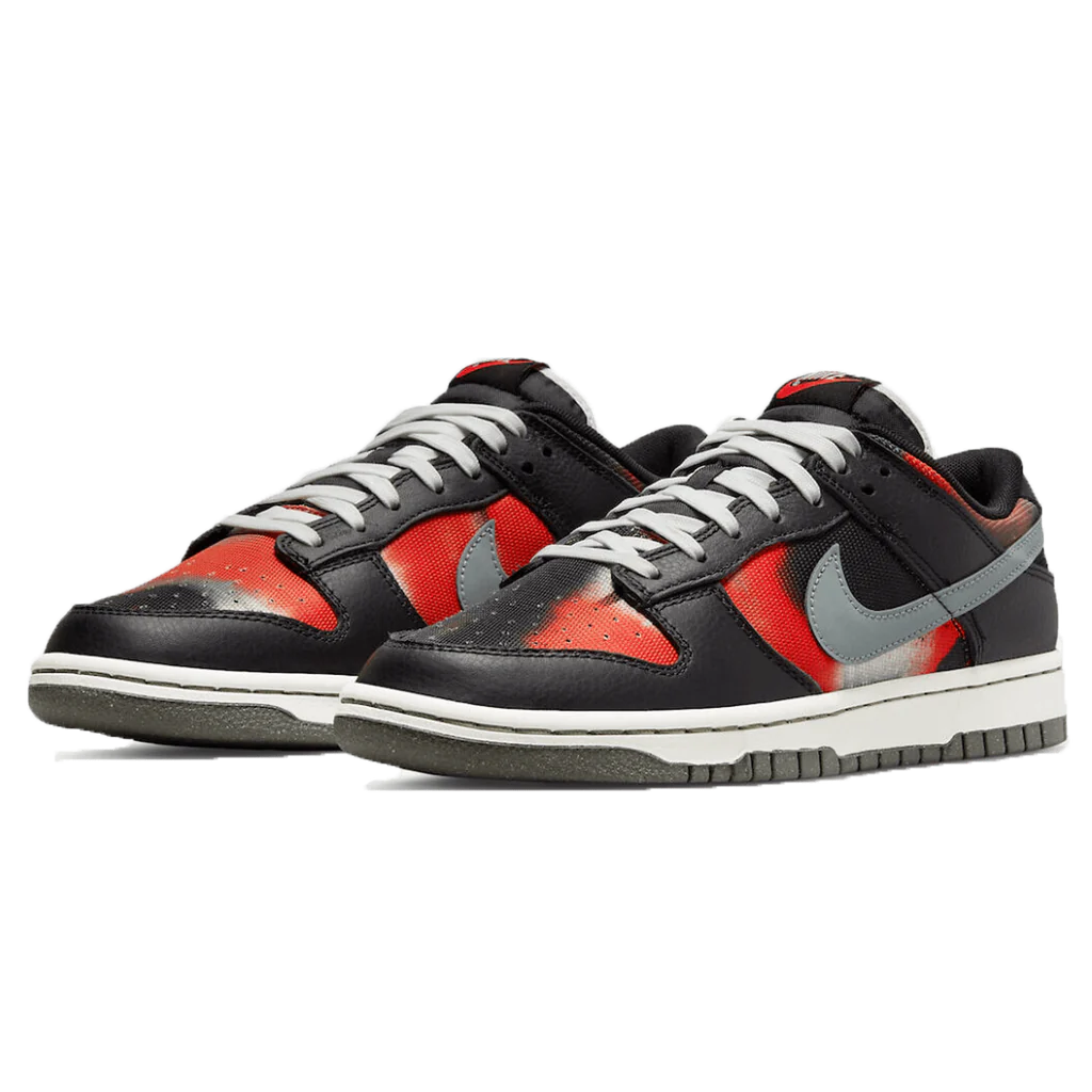 Dunk Low Graffiti Black Red