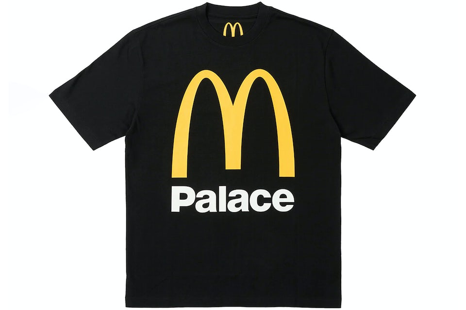 Palace x McDonald's Logo T-shirt Black