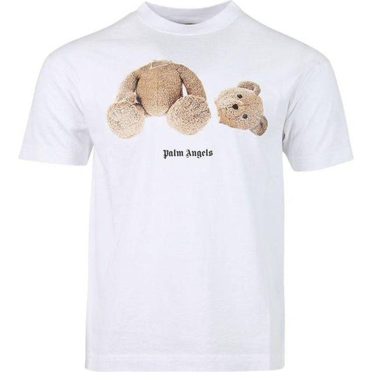 PALM ANGELS TEDDY BEAR WHITE T-SHIRT