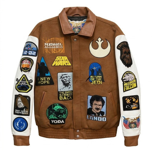 Jeff Hamilton Star Wars Leather Jacket Black Cafe
