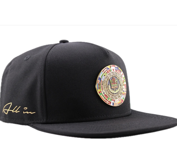 GORRA ALL IN CHAVEZ PIN NEGRA PLANA