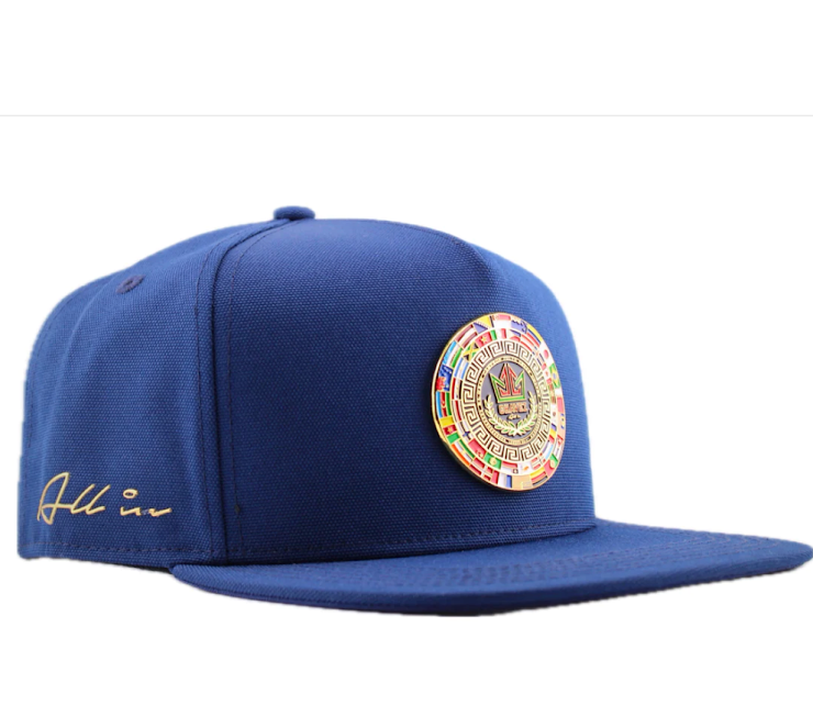 GORRA ALL IN CHAVEZ PIN AZUL PLANA