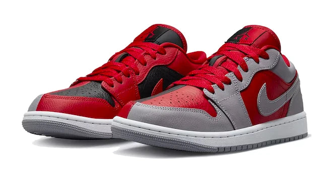 Jordan 1 Low SE Homage Split Gym Red Cement Grey (W)