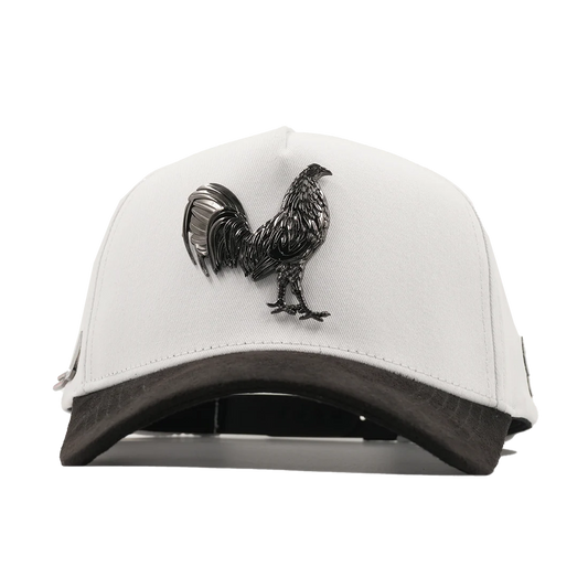 Gorra Puestos Quince Blanco Gallo Negro