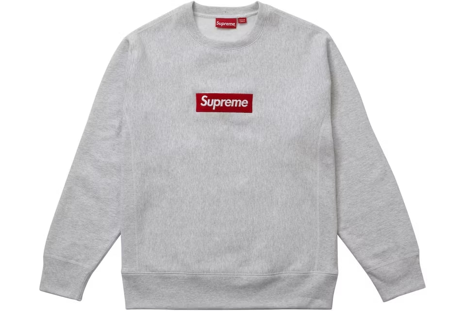 Supreme Box Logo Crewneck "Grey/Red"