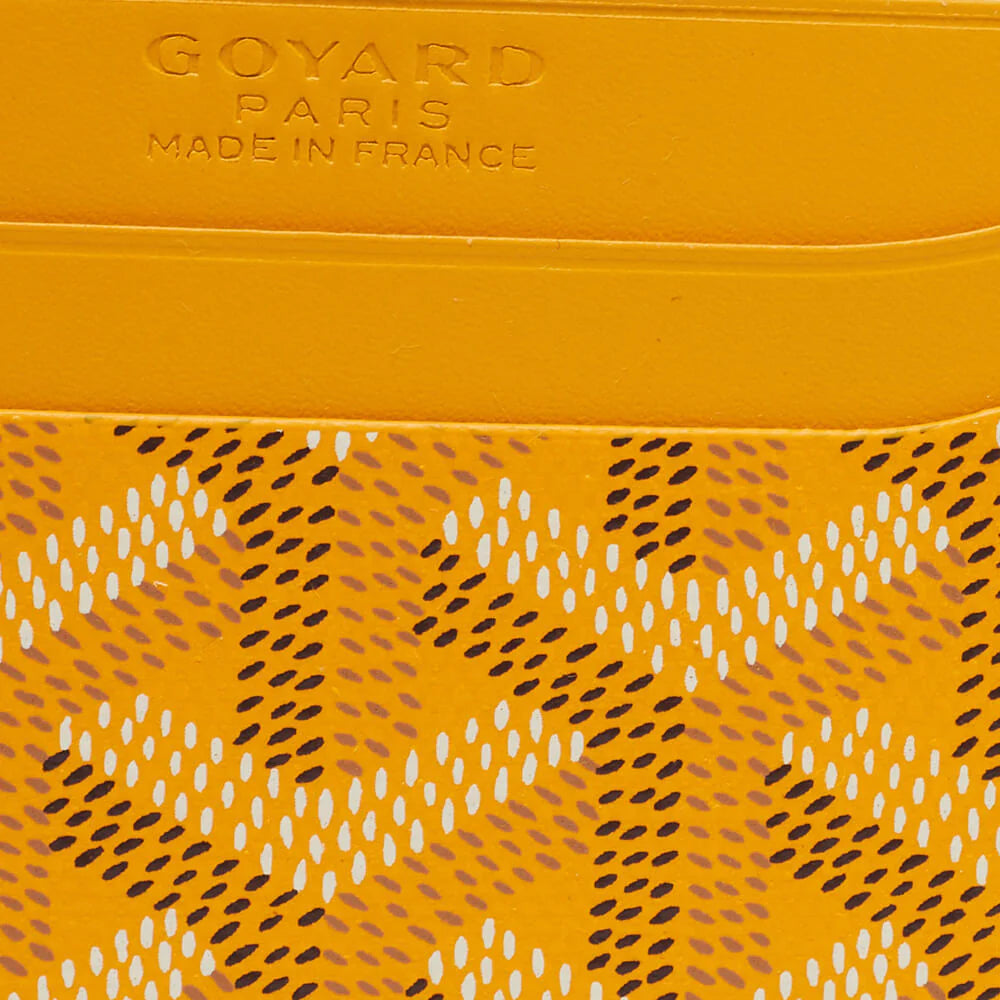 Tarjetero Goyard Amarillo