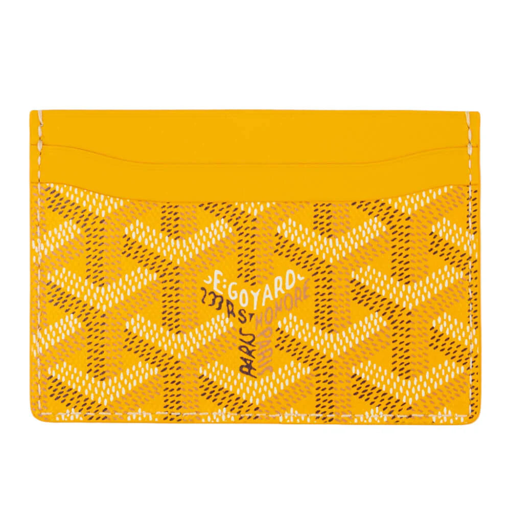 Tarjetero Goyard Amarillo