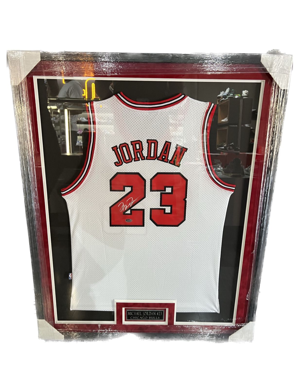 Jersey Michael Jordan Chicago Bulls 23 Autografo