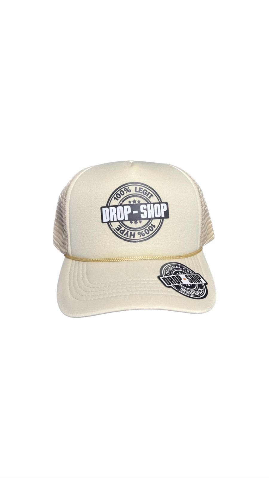 Drop Shop Certified Beige Cap