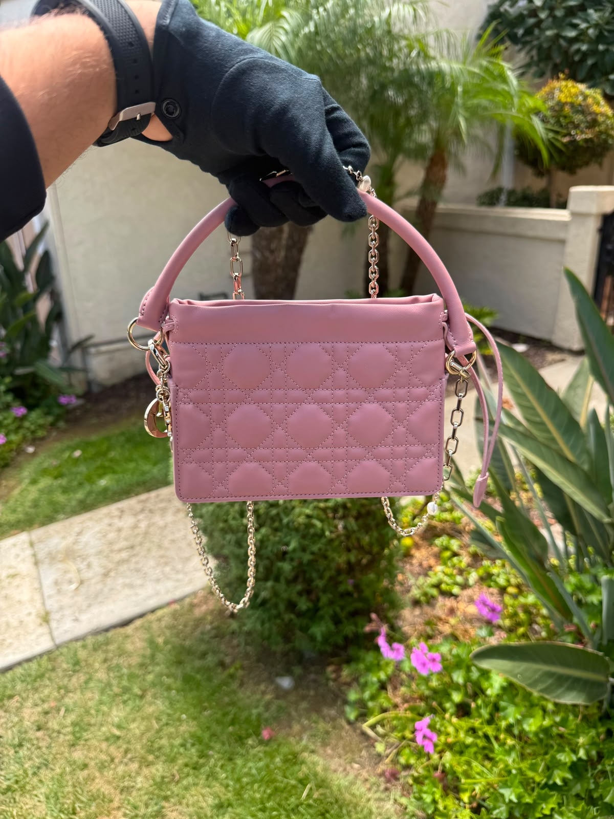 Bolsa Dior Pink Chain Bag