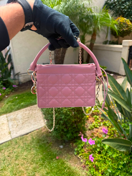 Bolsa Dior Pink Chain Bag