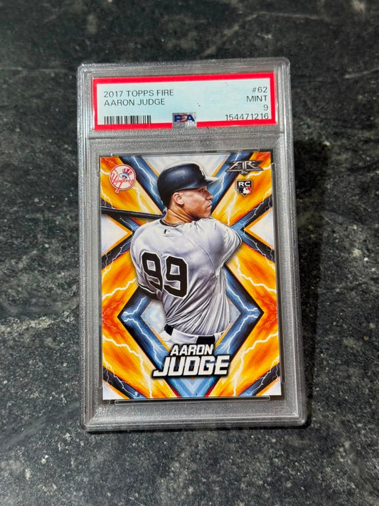Aaron Judge 2017 Topps Fire Rookie Card
