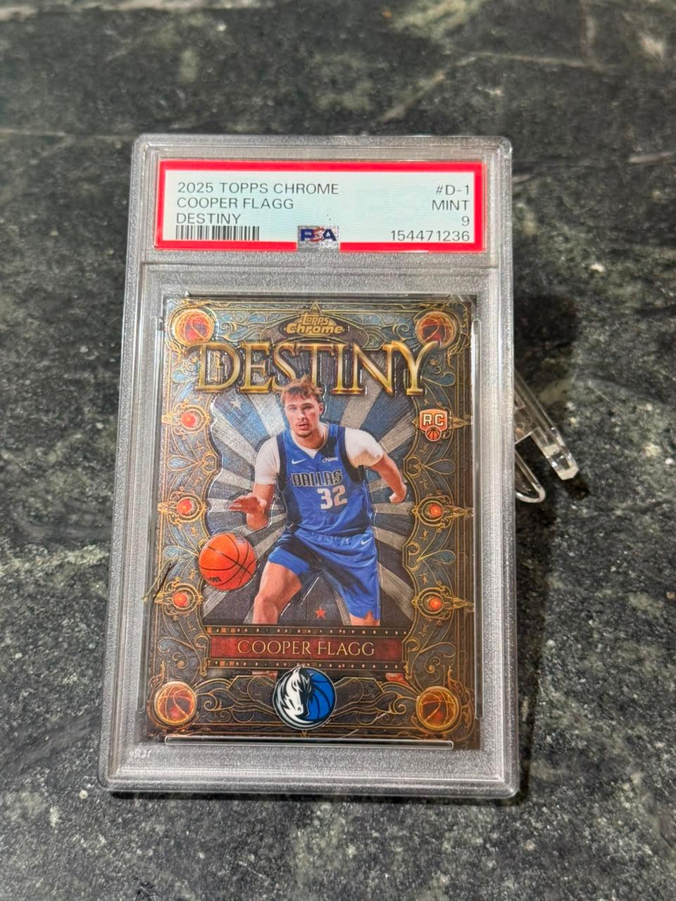 Cooper Flagg 2025 Topps Chrome Destiny Rookie Card
