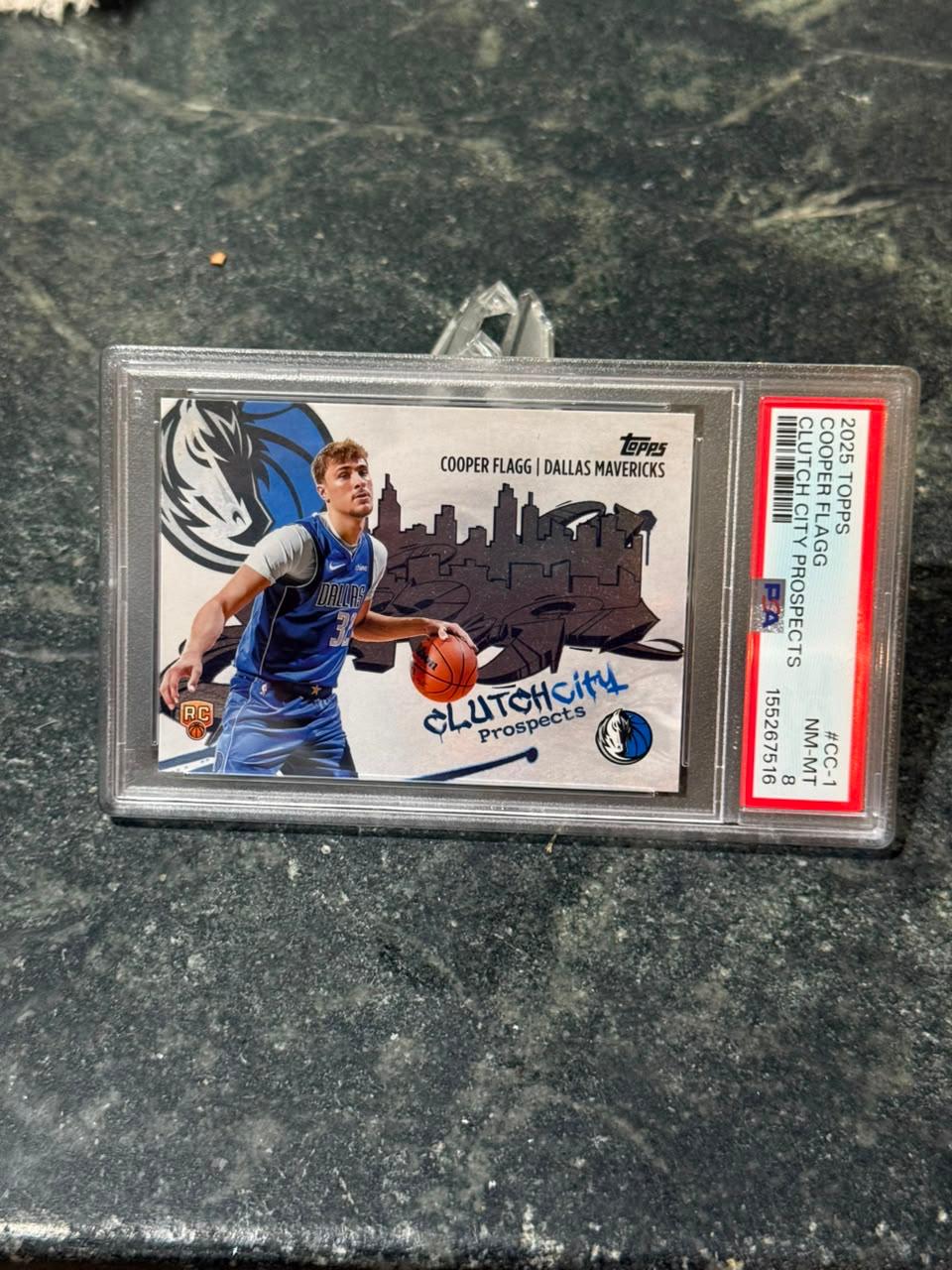 Cooper Flagg 2025 Topps Clutch City Prospects Rookie Card