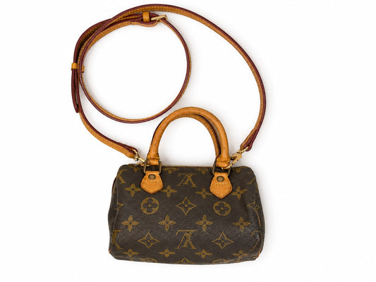 Bolsa Louis Vuitton Auth LV Monogram Mini Handbag