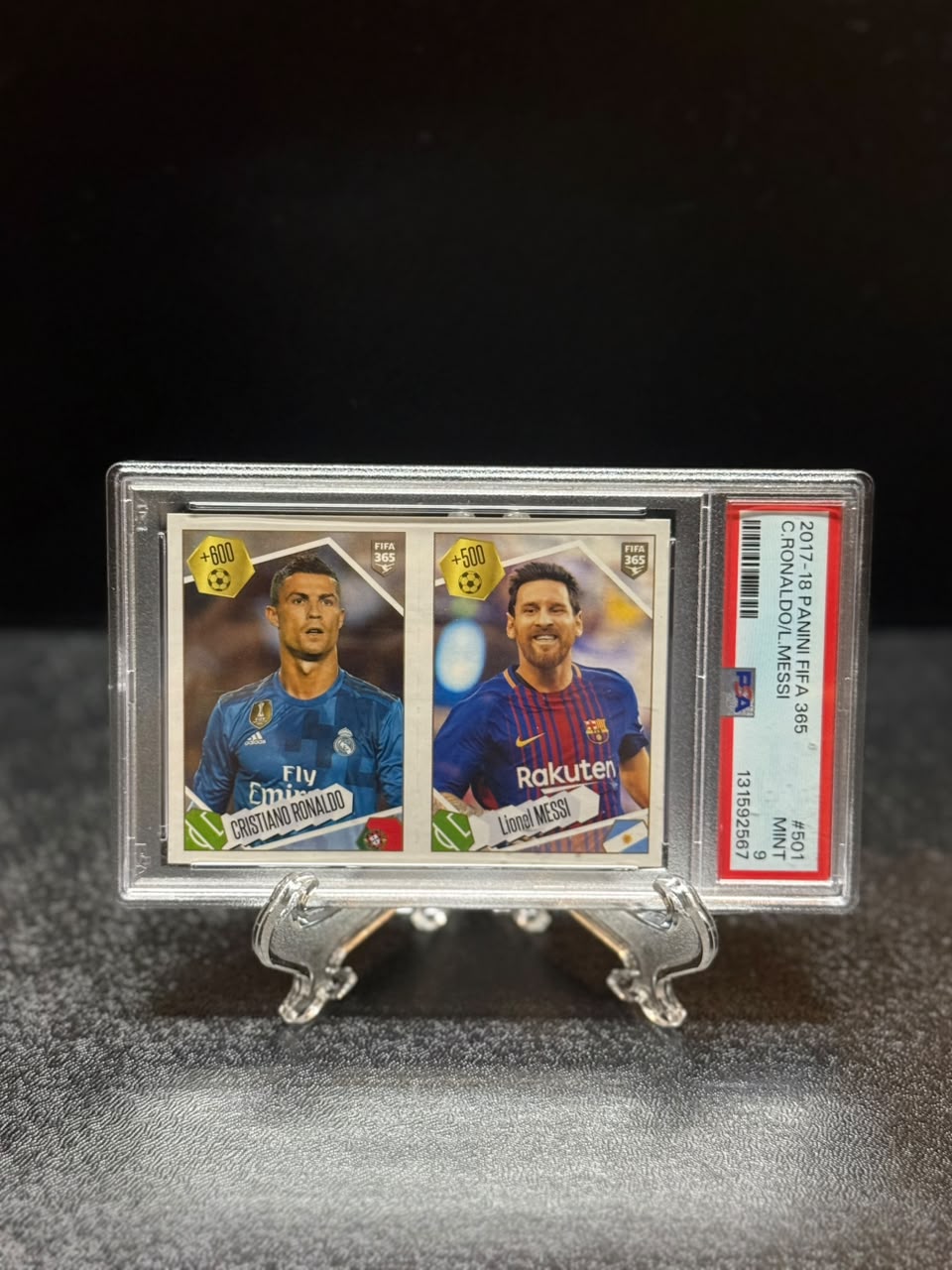 Cristiano Ronaldo & Lionel Messi 2017 Panini FIFA 365