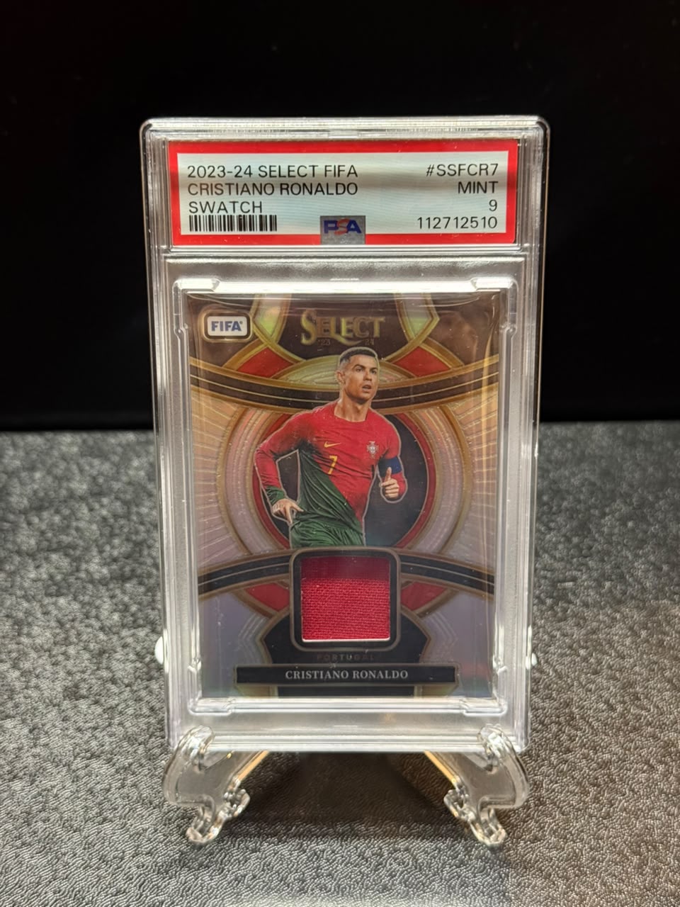 Cristiano Ronaldo 2023-24 Panini Select FIFA Swatch Patch