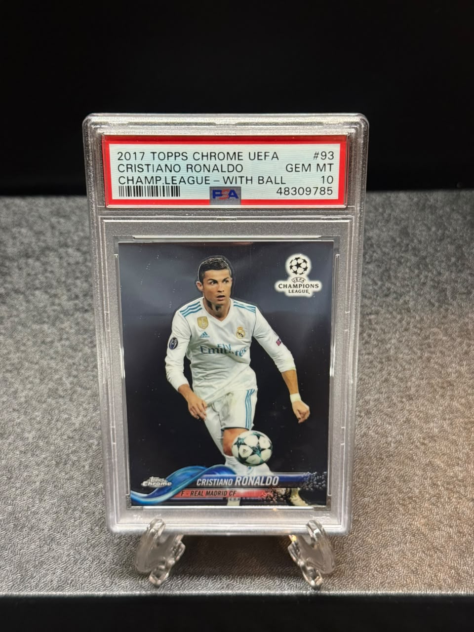 Cristiano Ronaldo 2017 Topps Chrome UEFA Chamions League