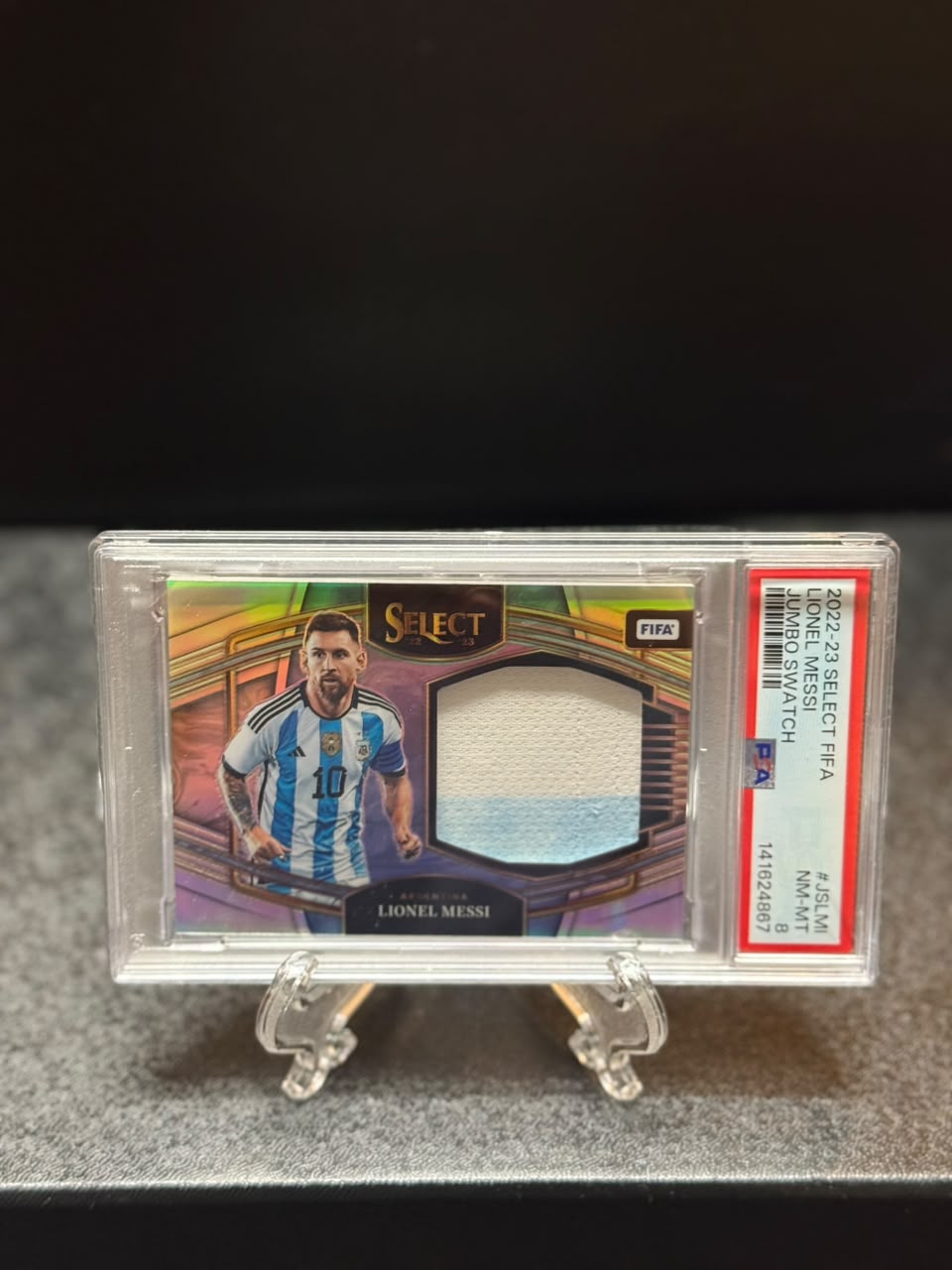 Lionel Messi 2022-23 Panini FIFA Select Jumbo Patch