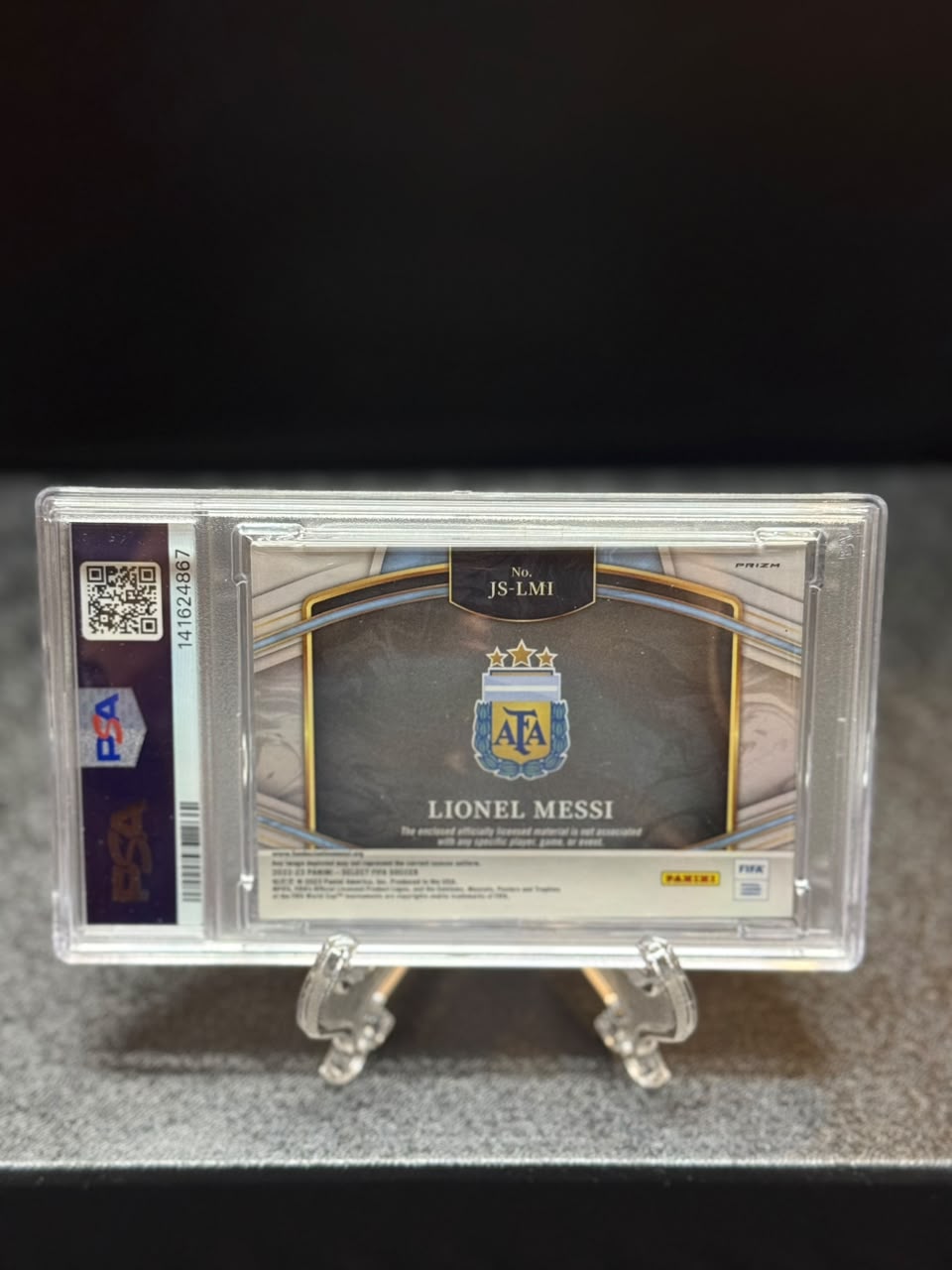 Lionel Messi 2022-23 Panini FIFA Select Jumbo Patch